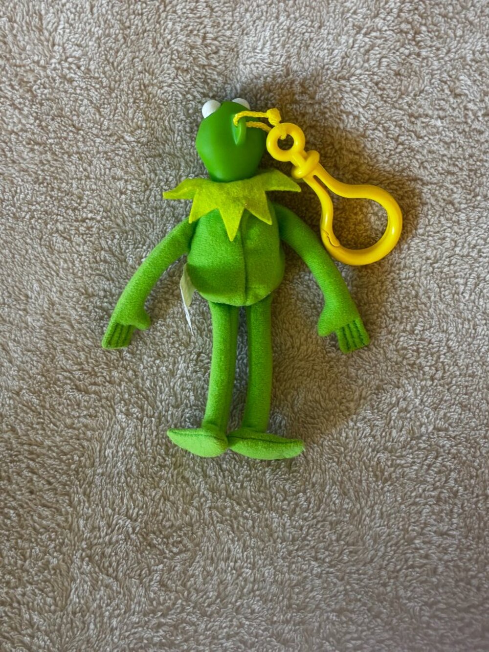 KERMIT THE FROG Plush Keychain 1999 Wendy's Kids" Meal Toy for Age 5+ Years - Picture 2 of 2